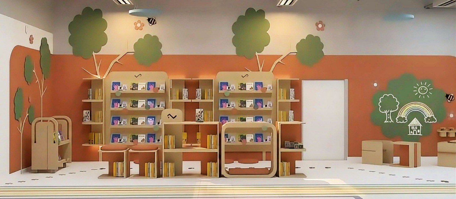 Projeto da biblioteca da EMEI Santa Fé